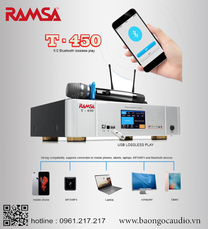 Amply Số RAMSA T450